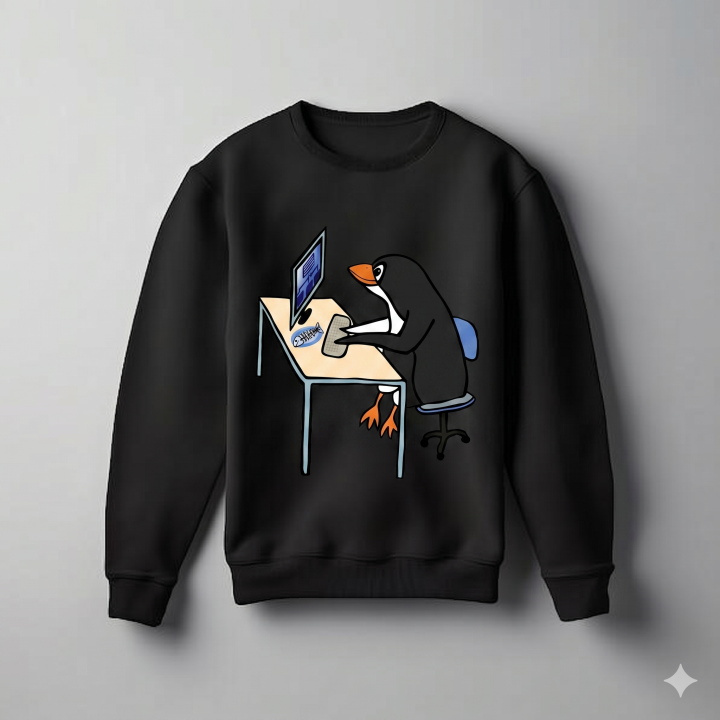 Sudadera "Tux Coding" - Open Source Edition