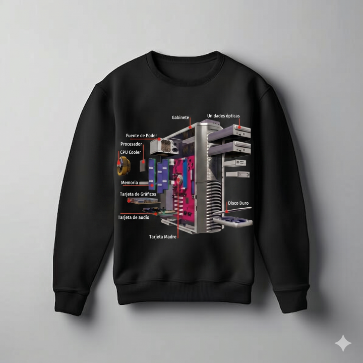 Sudadera "Hardware Blueprint" - PC Architecture Edition