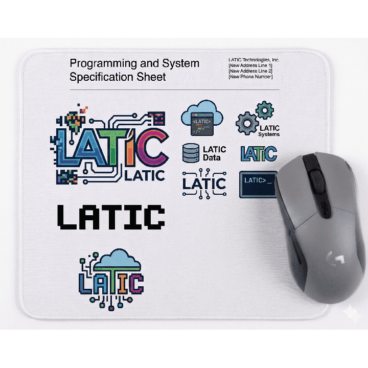 Mousepad LATIC Spec Sheet | Accesorios UACH Tecnomaniacos