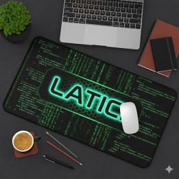 Tapete XL LATIC Matrix Terminal | Accesorios Tech Tecnomaniacos